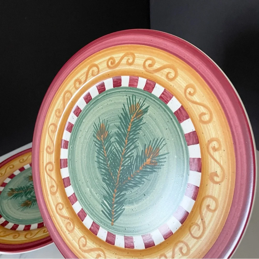 SET of 2 Winterfest Dinner Plates by Villeroy & Boch